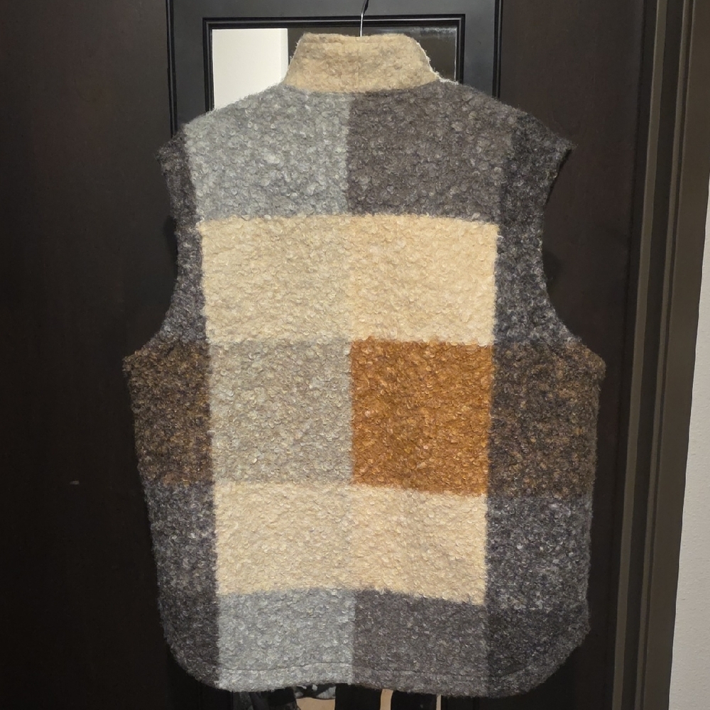 Blank Nyc Multicolor Patchwork Vest - image 4